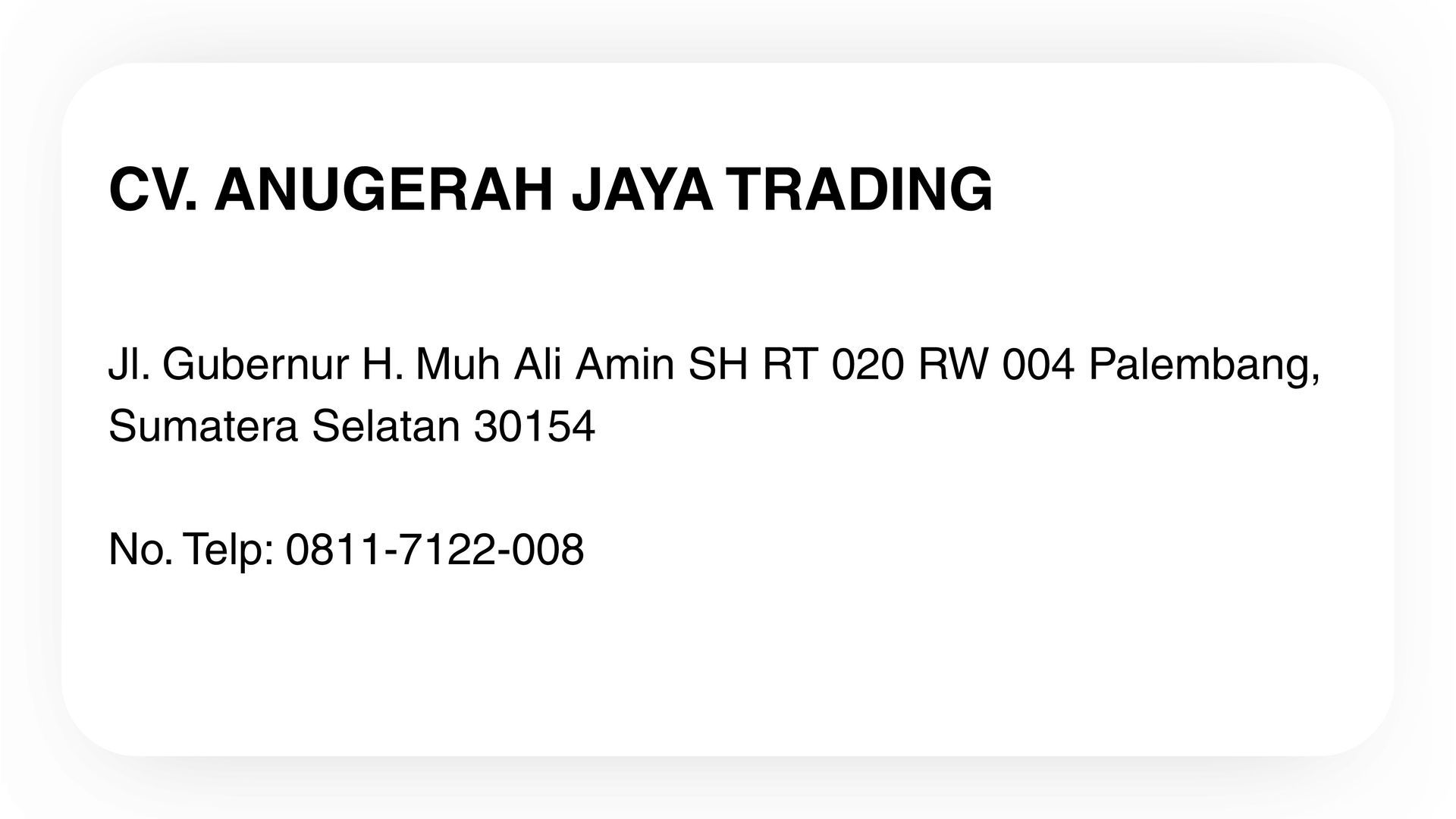 Anugerah Jaya Trading